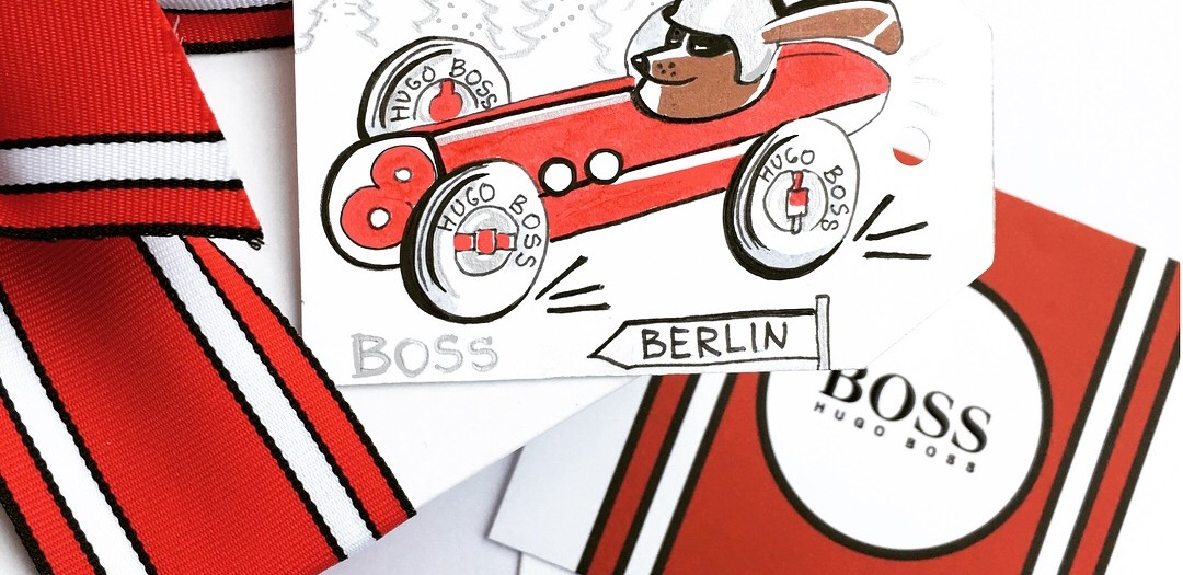 HUGO BOSS In the Fast Lane  Campaign/Christmas/Live-Illustration