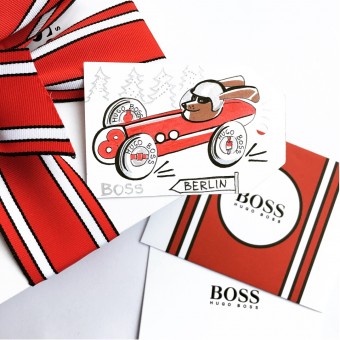 Hugo BOSS In the Fast Lane  Campaign/Christmas/Live-Illustration